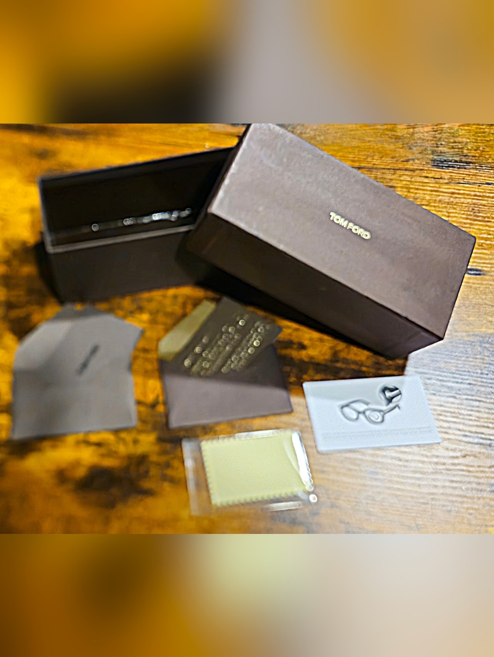 NEW Tom Ford Sunglasses Eyeglasses Optical Frames Rigid Case Box Full Gift Set